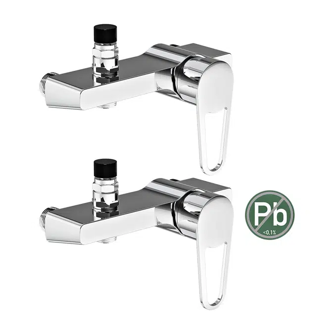 New Nautic Wash trough mixer. With vacuum valve, 160 c-c