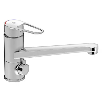 изображение для Kitchen mixer New Nautic - low Spout, shut off