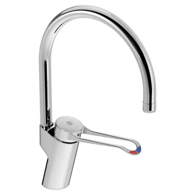 画像 Kitchen mixer New Nautic - high Spout, care leaver