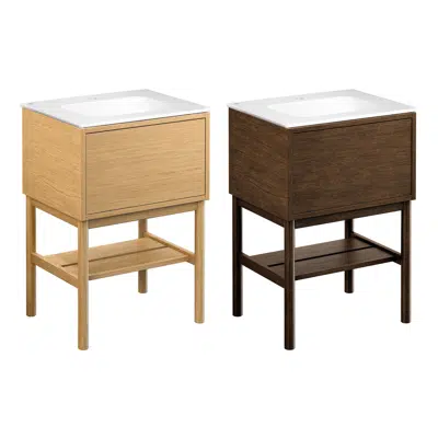 Image for Ducentic Vanity 60cm with leg frame