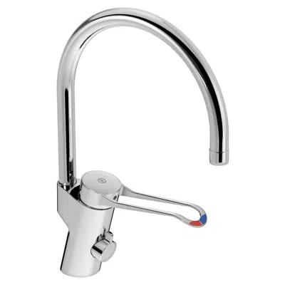 изображение для Kitchen mixer New Nautic - high Spout, shut off, care lever