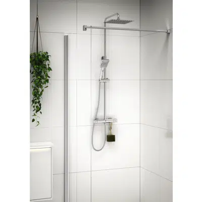 bilde for Shower column Nordic Square - Connection up and down, 150 c-c with shower column Square