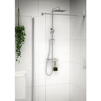 Image for Shower column Nordic Square - Connection up and down, 150 c-c with shower column Square