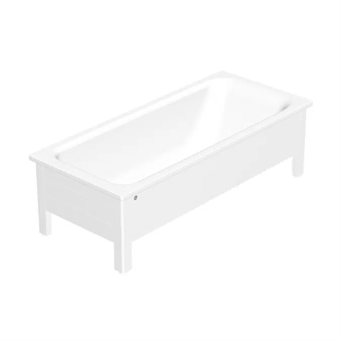 Bathtub with half panel – 1600 x 700