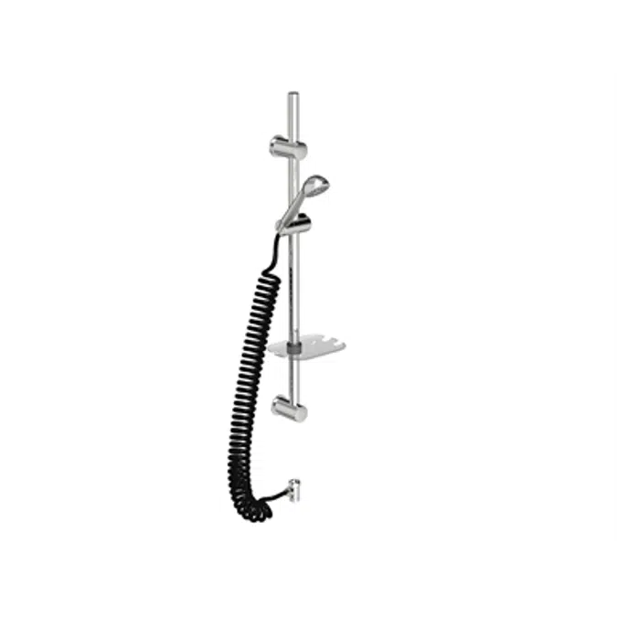 Shower set with drain valve