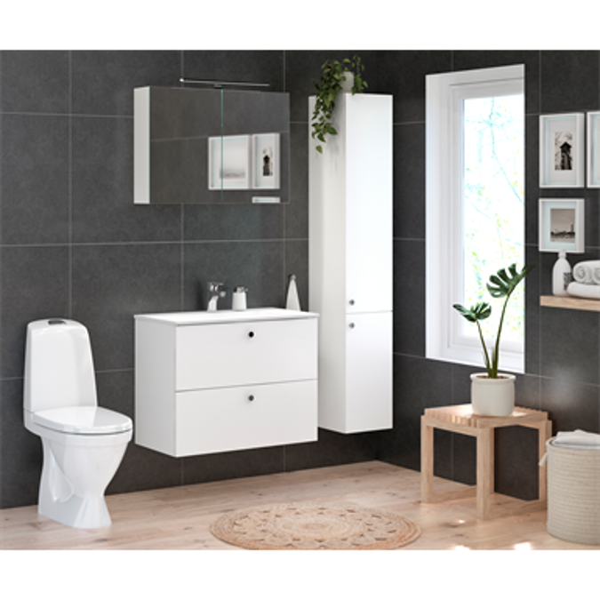 Bathroom Vanity unit Graphic Base - 80 cm