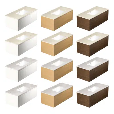 Image for Ducentic Vanity 100cm, stone worktop