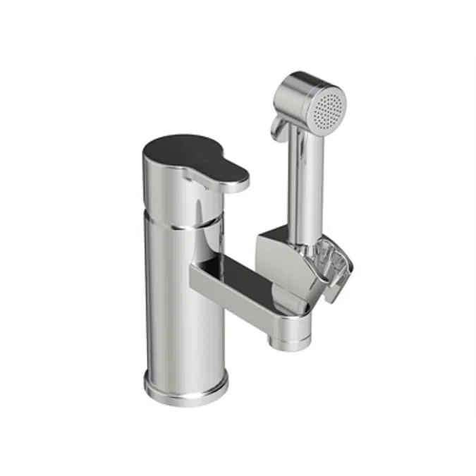 Nordic3 Washbasin mixer with side spray