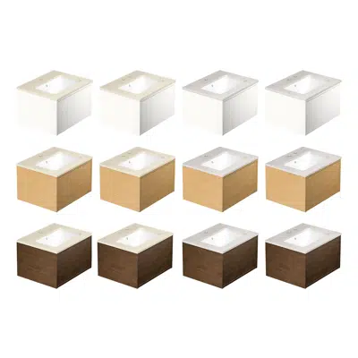 Image for Ducentic Vanity 60cm, stone worktop