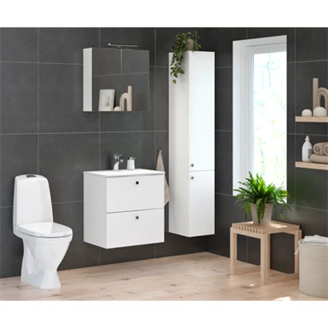Mirror cabinet Graphic Base 60 cm