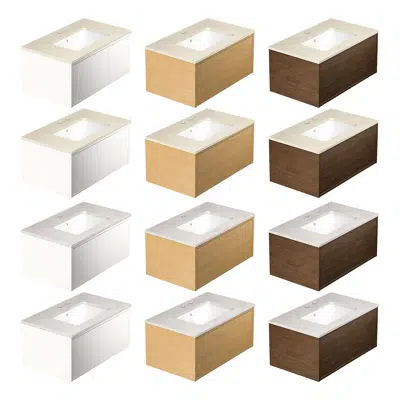 Image for Ducentic Vanity 80cm, stone worktop
