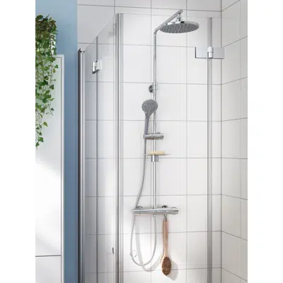 afbeelding voor Shower column New Nautic 2.2 - Lead-free, outlet up & down, 150 c-c, with shower set