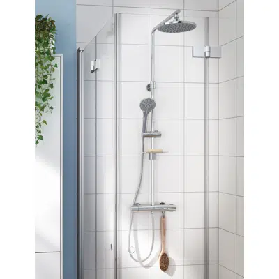 Image for Shower column New Nautic 2.2 - Lead-free, outlet up & down, 150 c-c, with shower set