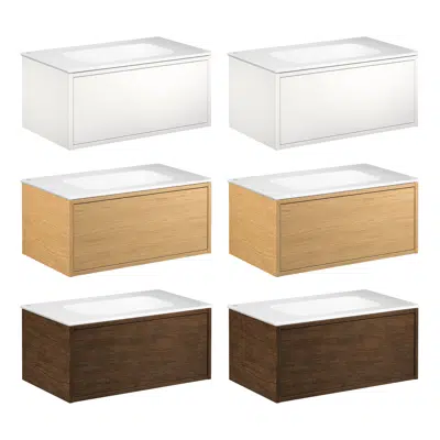 Image for Ducentic Vanity 80cm with washbasin