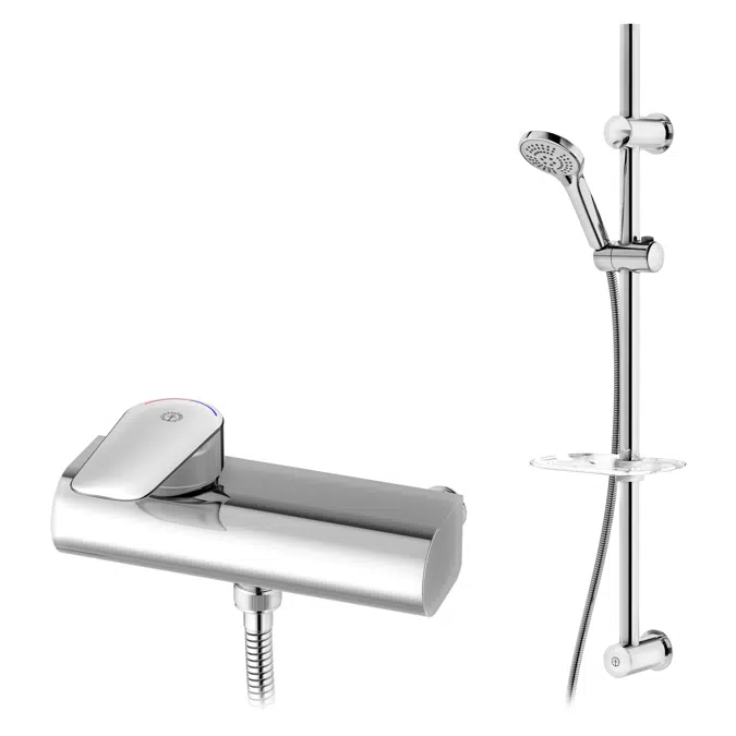 Shower pack incl. shower set, 160 c-c