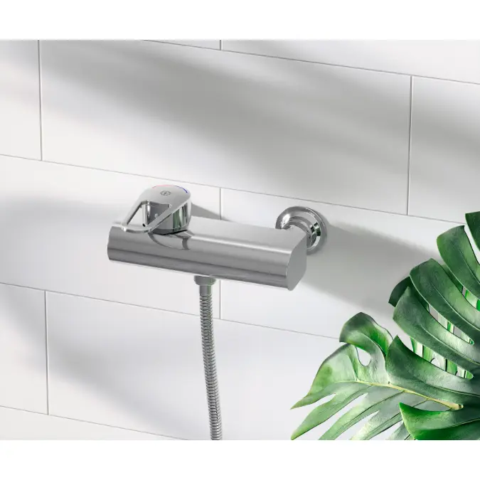 Shower connection downwards, 160 c-c