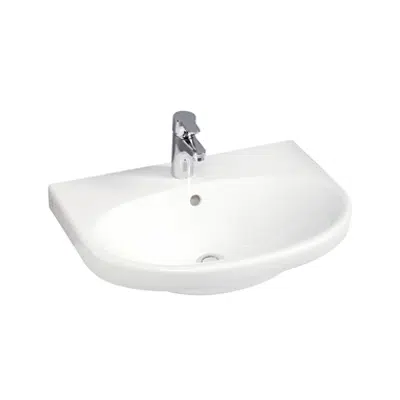 Bathroom sink Nautic 5556 - for bolt/bracket mounting 56 cm 