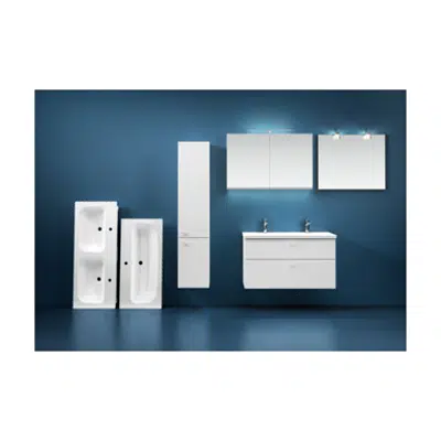 Bathroom Vanity unit Artic with one tap hole - 100 cm için görüntü