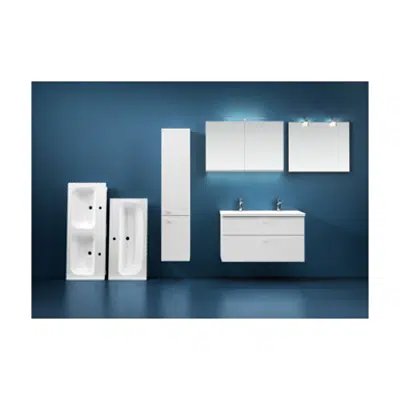 Image for Bathroom Vanity unit Artic with one tap hole - 100 cm