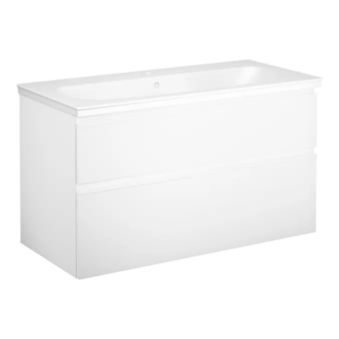 Bathroom Vanity unit Artic with one tap hole - 100 cm