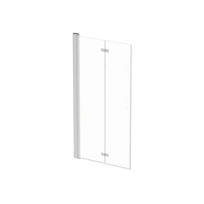 Square shower door Folding, left 100cm