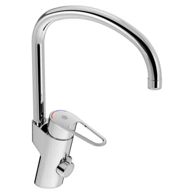 Kitchen mixer New Nautic - high D-spout, shut off