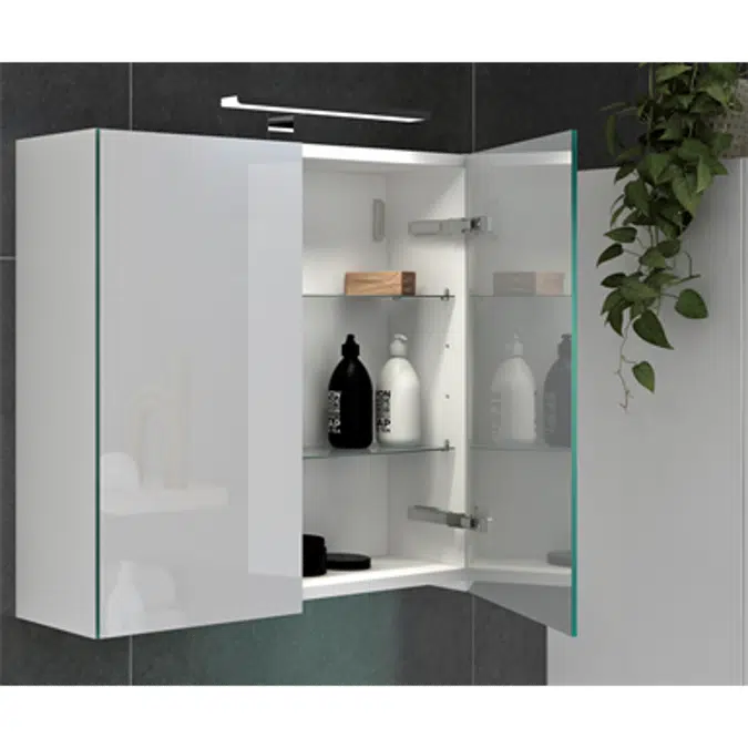 Mirror cabinet Graphic  Base 45 cm