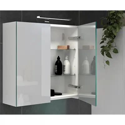 Mirror cabinet Graphic Base 80 cm