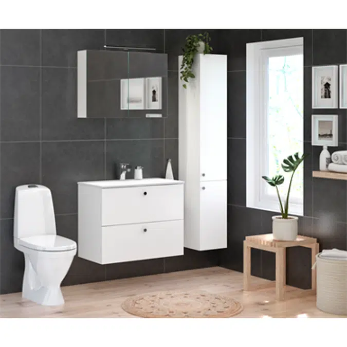 Mirror cabinet Graphic Base 80 cm