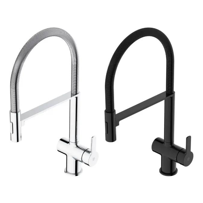 Objetos BIM - ¡Descarga gratis! Kitchen mixer Duo sensor, pull-off ...