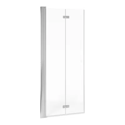 Square shower door Folding, left 90cm