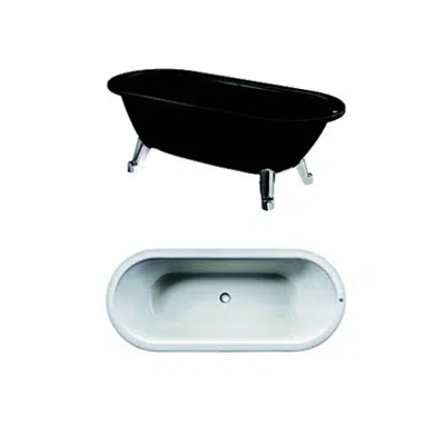 Free-standing Bathtub Duo - 1580x730 için görüntü