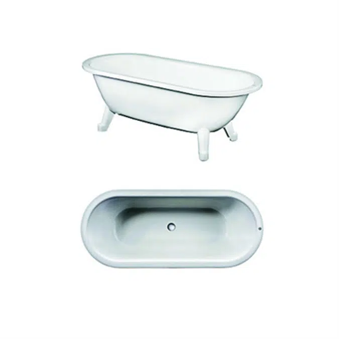 Free-standing Bathtub Duo - 1580x730