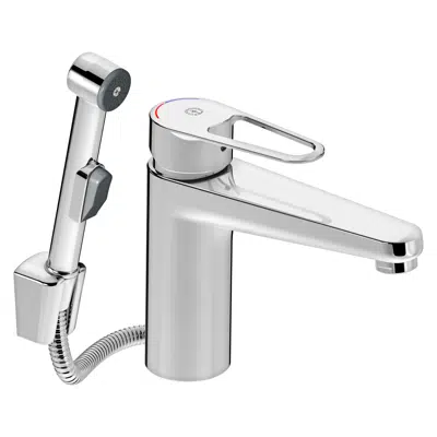 Washbasin mixer New Nautic, 150 mm spout and side spray