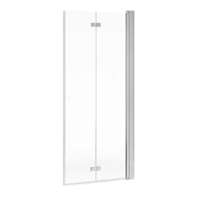 Square shower door Folding, right 80cm