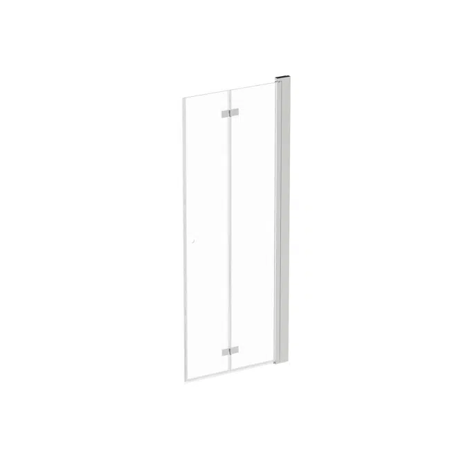 Square shower door Folding, right 80cm