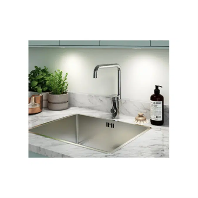 Atlantic Kitchen mixer, high, with shut off