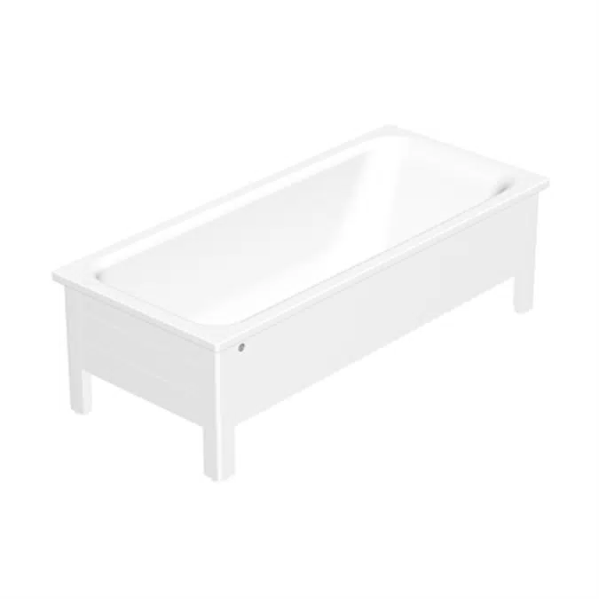 Bathtub with half panel – 1570 x 700