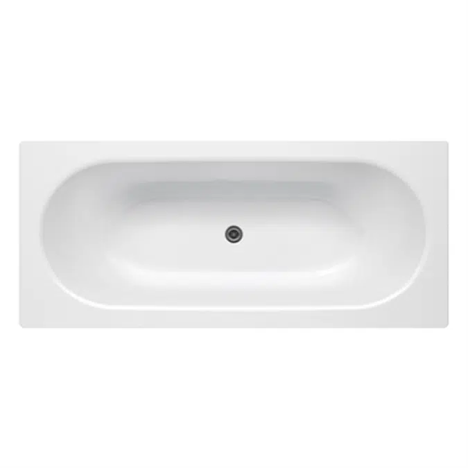 Bathtub with half panel, Duo – 1600 x 700