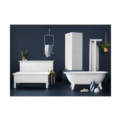 Bathtub with half panel, Duo – 1600 x 700