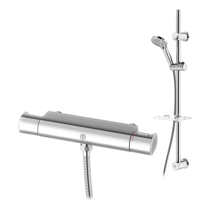 Shower faucet Atlantic - Connection down, lead-free, 160 c-c, energi A-classified shower set