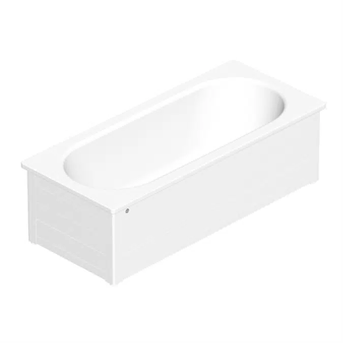 Bathtub with full panel, Duo – 1600 x 700