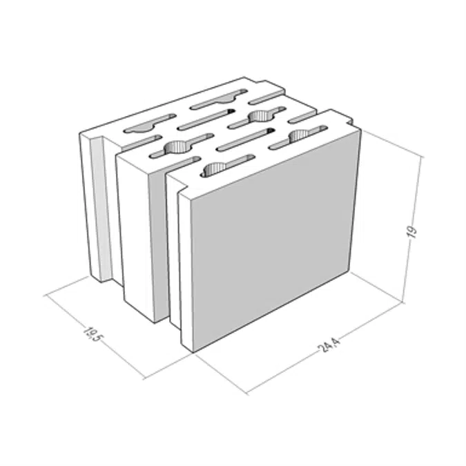 FONO 20 - lightweight concrete blocks