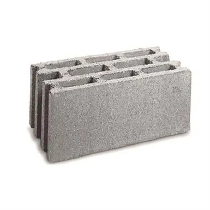 BK 25P - concrete blocks - smooth finish