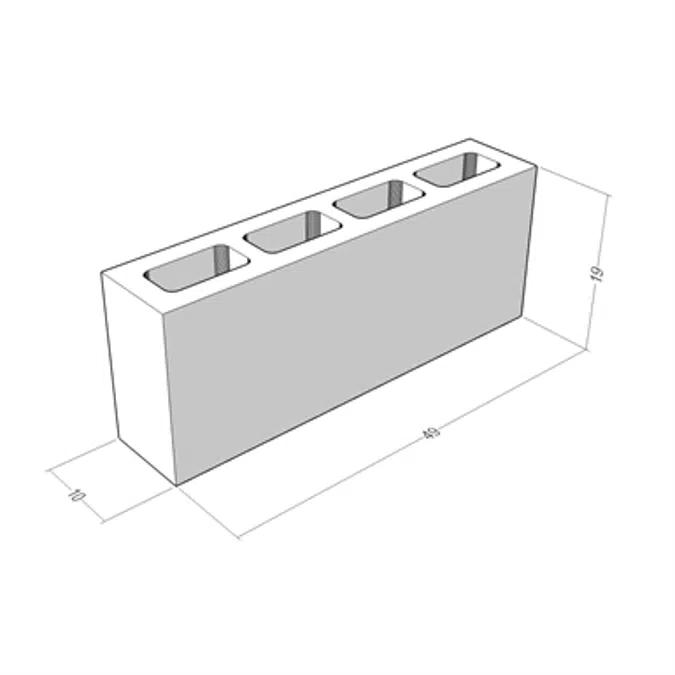 BK 10 - lightweight waterproof concrete blocks - smooth finish