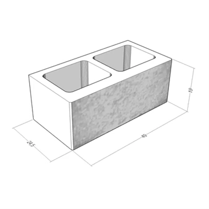 BK S 25 - blocchi da muratura splittati