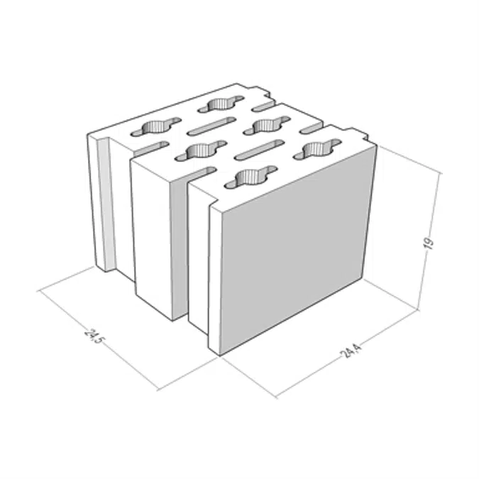 FONOTHERM® 25 - blocchi da muratura fono-termo isolanti