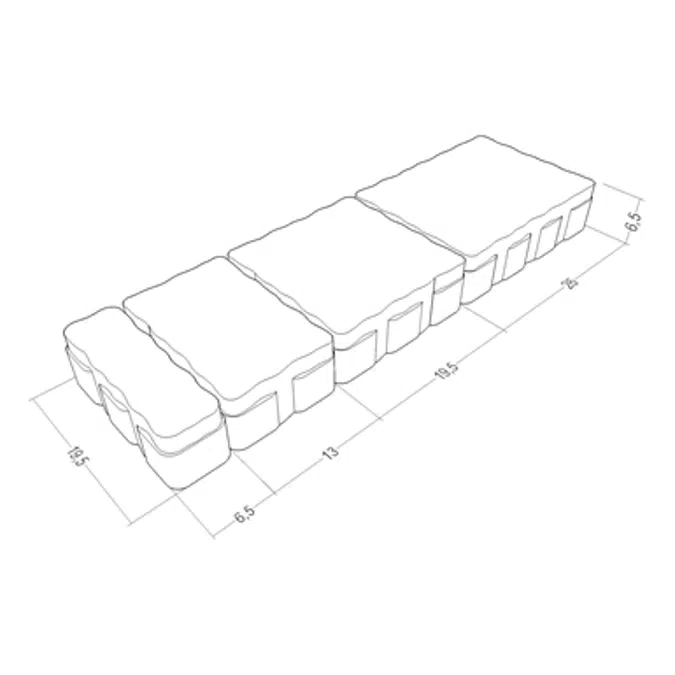 Via Postumia® 6,5cm - paving system