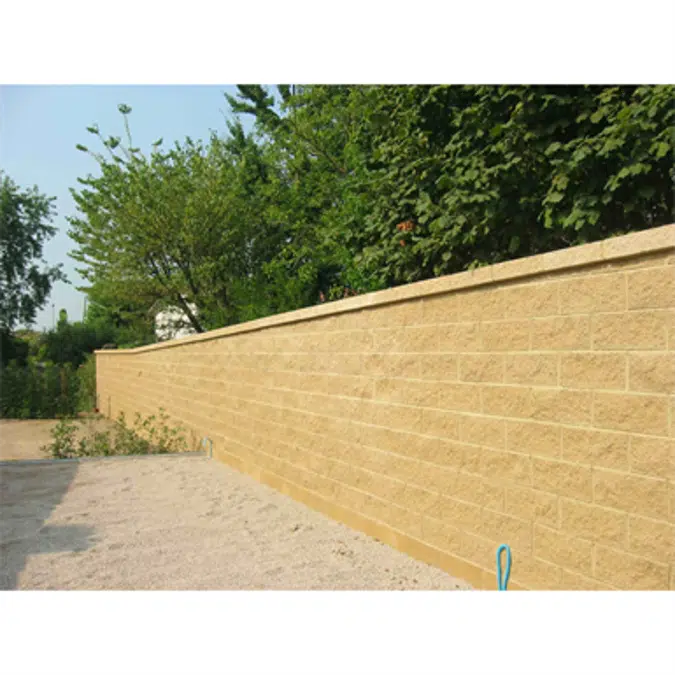 BK S 20 - concrete blocks - splitted finish