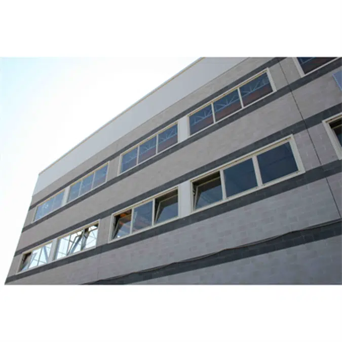 BK 30 2F - waterproof concrete blocks - smooth finish